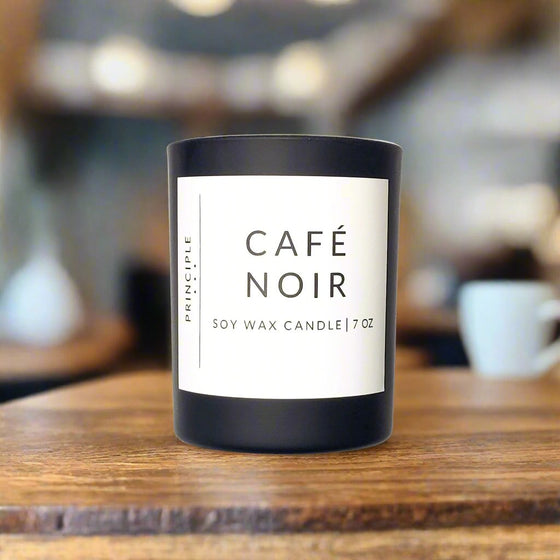 Café Noir Soy Wax Candle - P R I N C I P L E