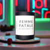 Femme Fatale Soy Wax Candle - P R I N C I P L E