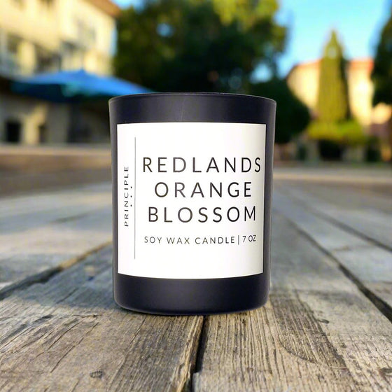 Redlands Orange Blossom Soy Wax Candle - P R I N C I P L E