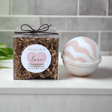  Strawberry Champagne Bath Bomb - P R I N C I P L E