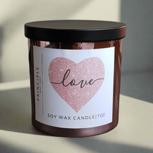  The Heart Soy Wax Glitter Candle - P R I N C I P L E